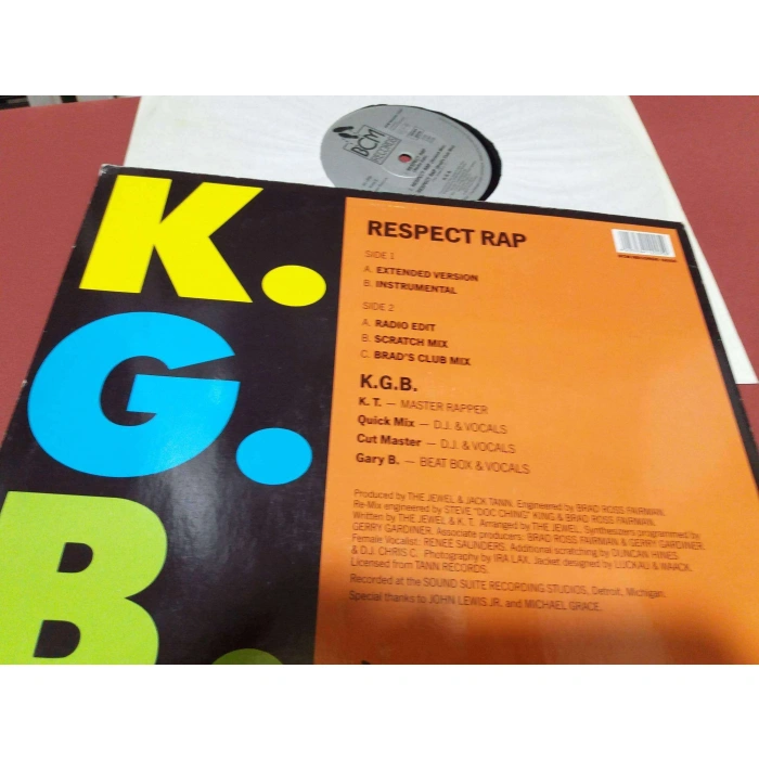 KGB RESPECT RAP MAXI LP