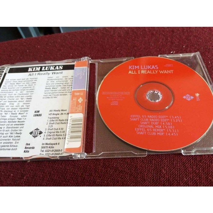 KIM LUKAS ALL I REALLY WANT MAXI