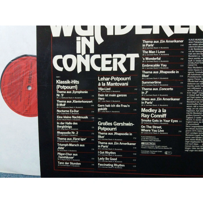 KLAUS WUNDERLICH IN CONCERT