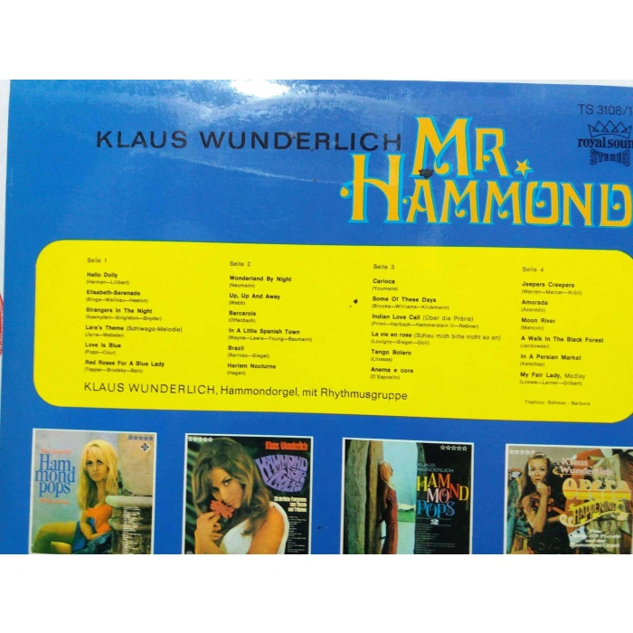 KLAUS WUNDERLICH MR HAMMOND    2 LP