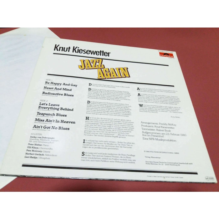 KNUT KIESEWETTER JAZZ AGAIN