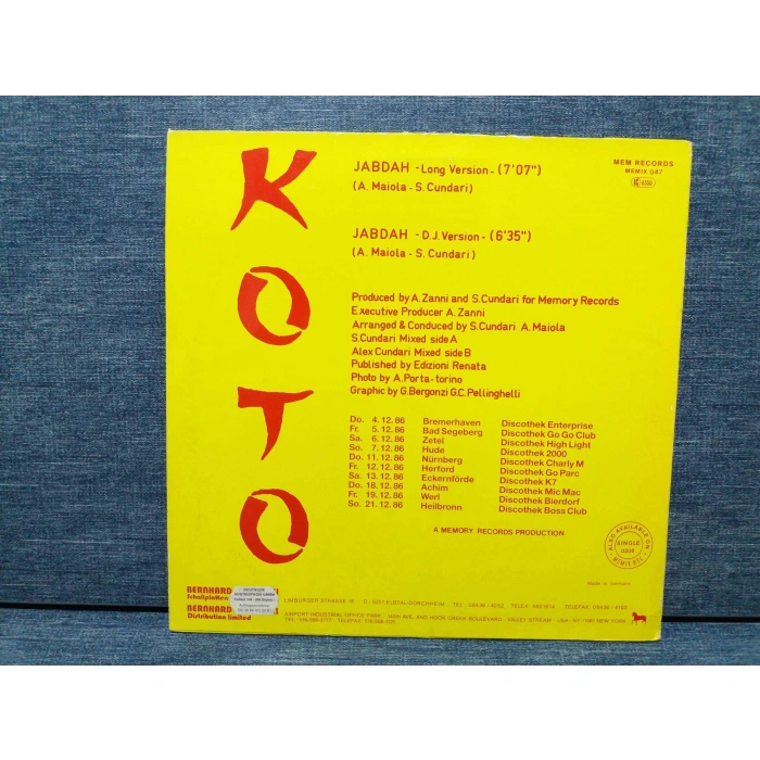 KOTO JABDAH  MAXI LP