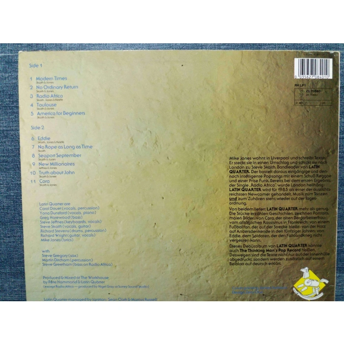 LATIN QUARTER MODERN TIMES