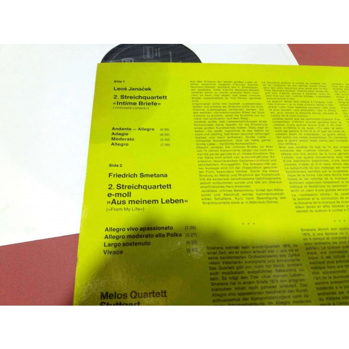 LEOS JANACEK INTIME BRIEFE  -  SMETANA STREICHQUARTETT