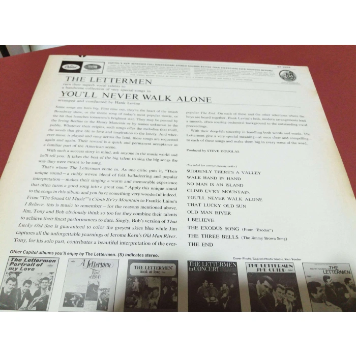 LETTERMAN NEVER WALK ALONE