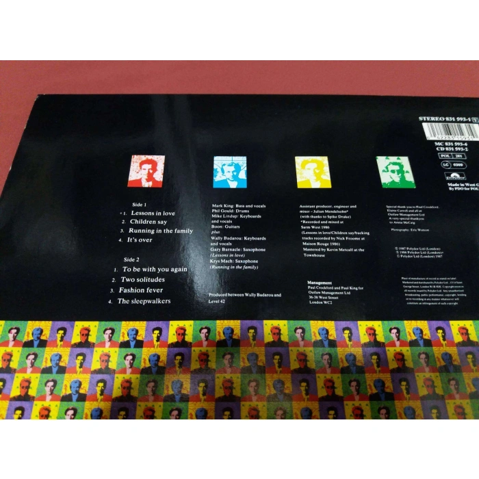 LEVEL 42 RUNNING IN THE FAMILY