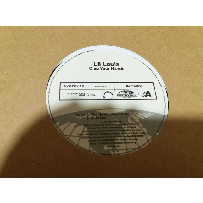 LIL LOUIS CLAP YOUR HANDS MAXI LP