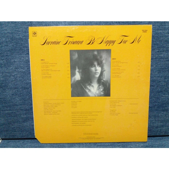 LORRAINE FRISAURE BE HAPPY FOR ME