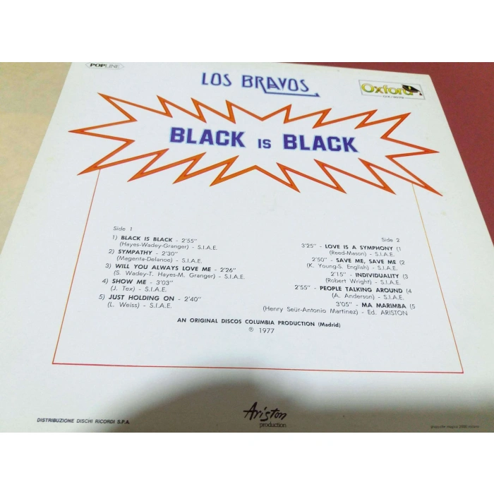 LOS BRAVOS BLACK IS BLACK