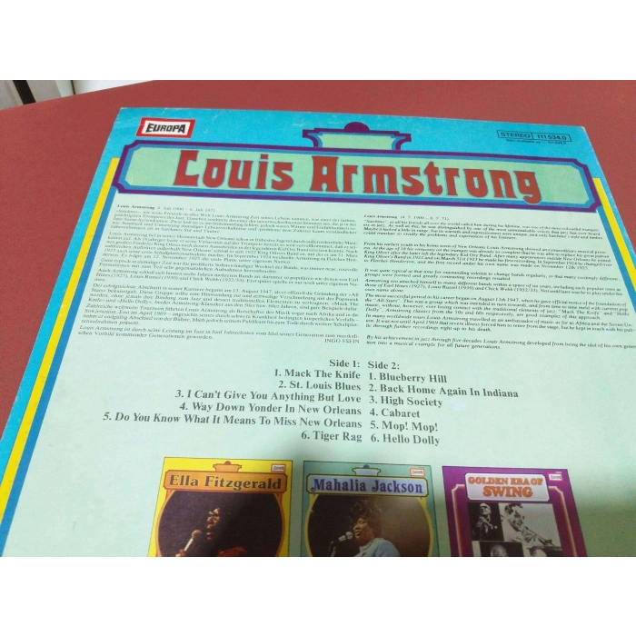 LOUIS ARMSTRONG GREAT