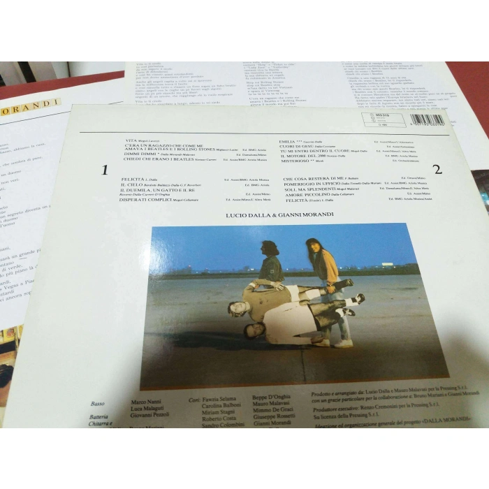 LUCIO DALLA GIANNI MORANDI   2 LP
