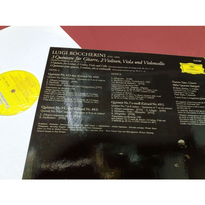 LUIGI BOCCHERINI GITARREN QUINTETT NARCISO YEPES