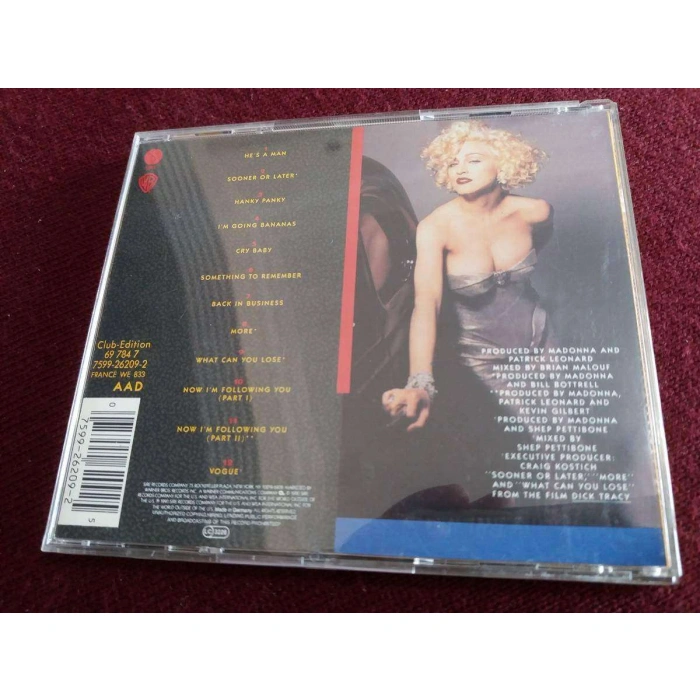 MADONNA DICK TRACY FILM MUSIC
