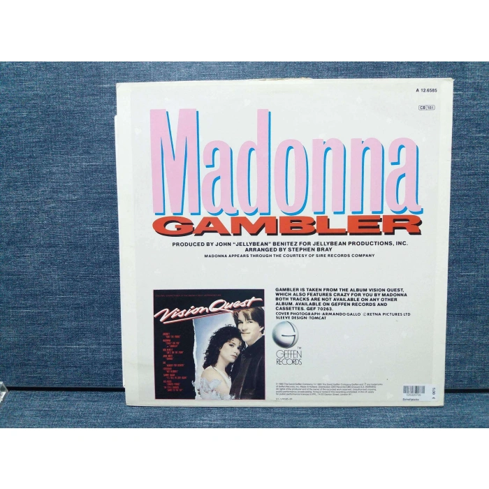 MADONNA GAMBLER MAXI LP