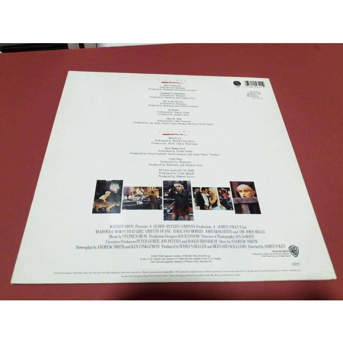 MADONNA WHOS THAT GIRL FILM SOUNDTRACK