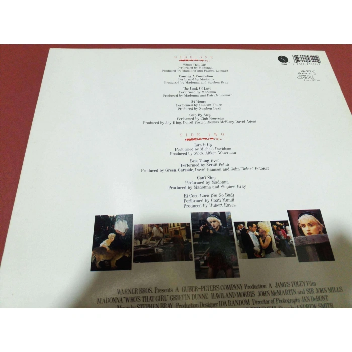 MADONNA WHOS THAT GIRL FILM SOUNDTRACK