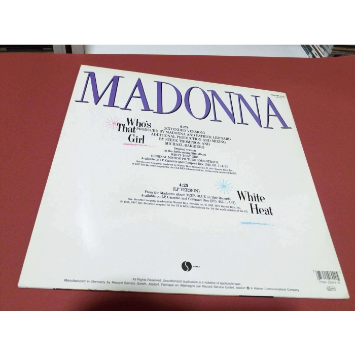 MADONNA WHOS THAT GIRL  MAXI LP