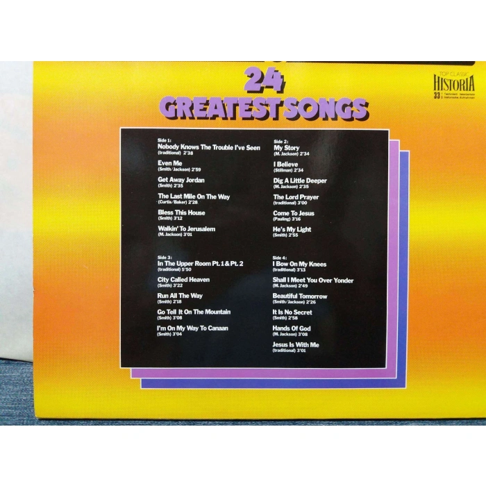 MAHALIA JACKSON 24 GREAT SONGS 2 LP