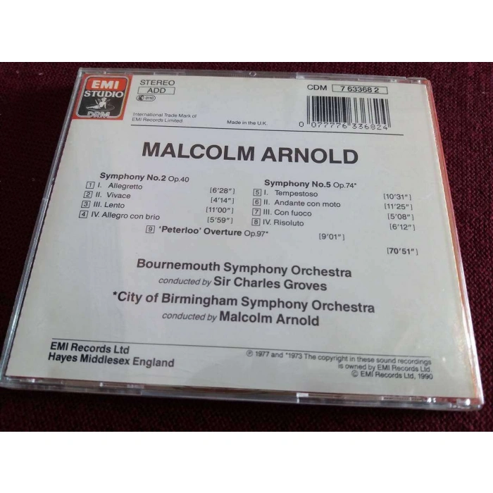MALCOLM ARNOLD SYMPHONY 2