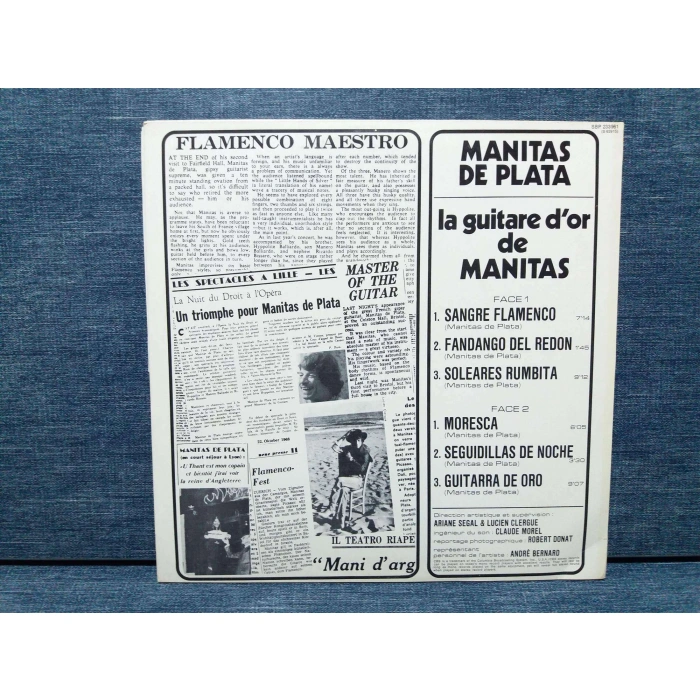 MANITAS DE PLATA LA GUITARE