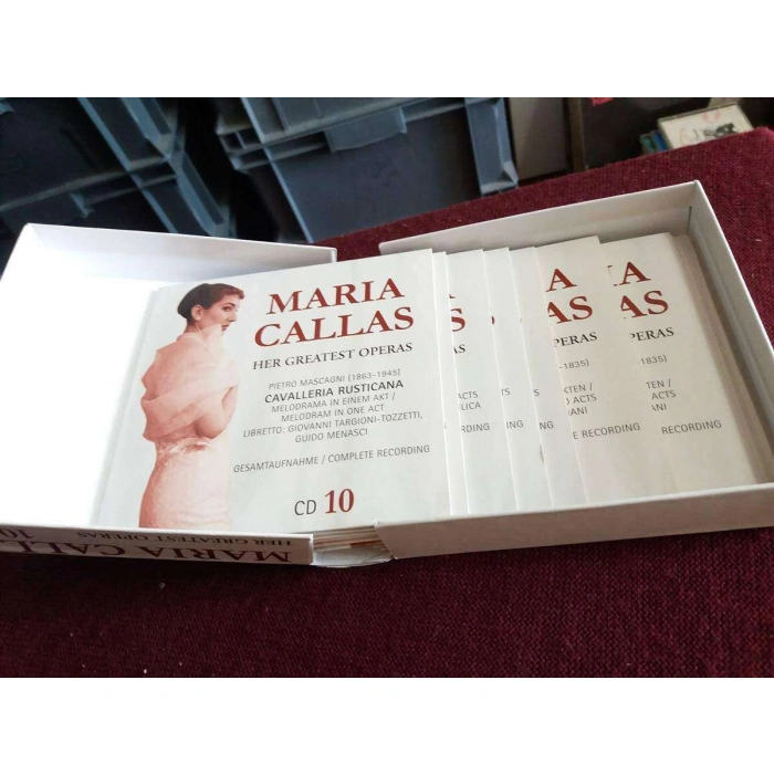 MARIA CALLAS HIS GREATEST OPERAS    10 DISC BOX