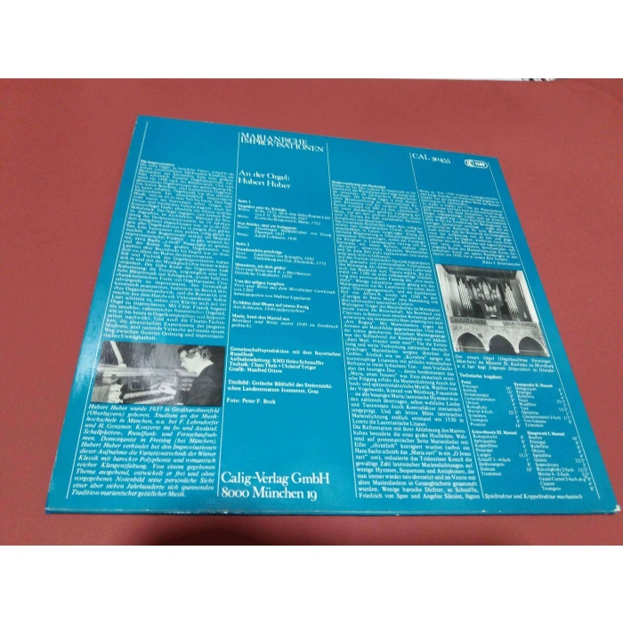 MARIANISCHE IMPROVISATIONEN ORGEL HUBERT H