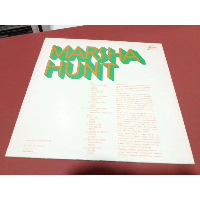 MARSHA HUNT LP ALBUM