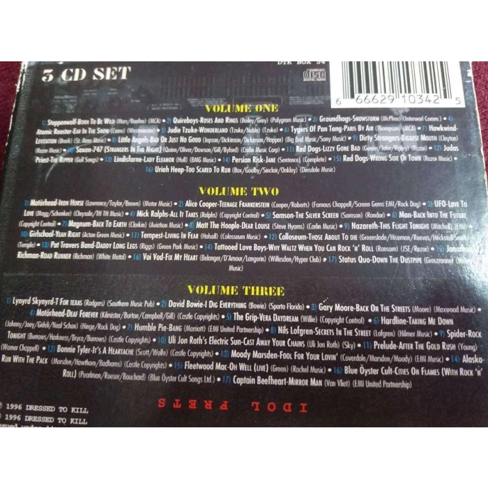 MASTERS OF ROCK MUSIC 3 CD BOX ALBUM