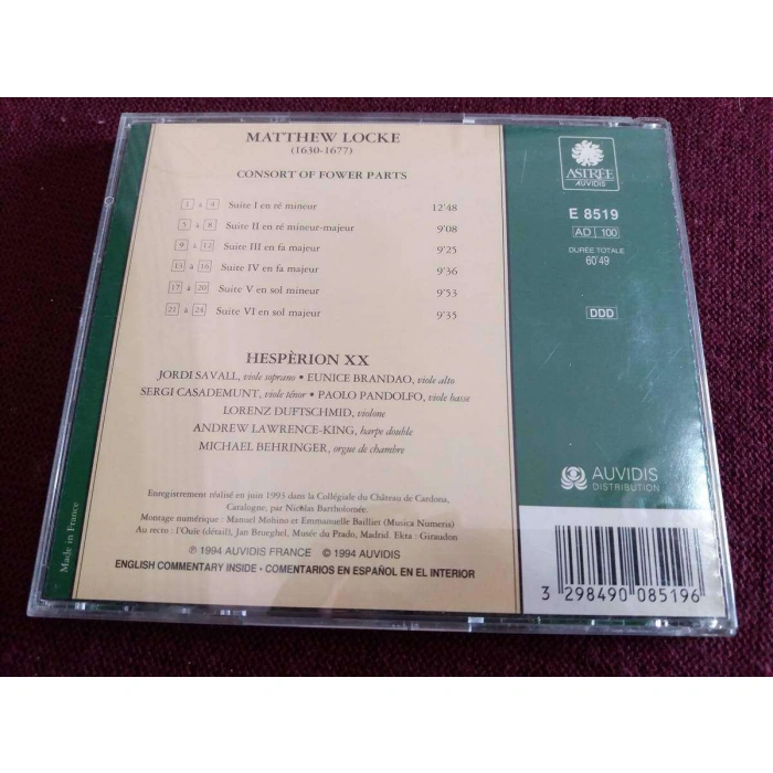 MATTHEW LOCKE CONSORT OF FOWER