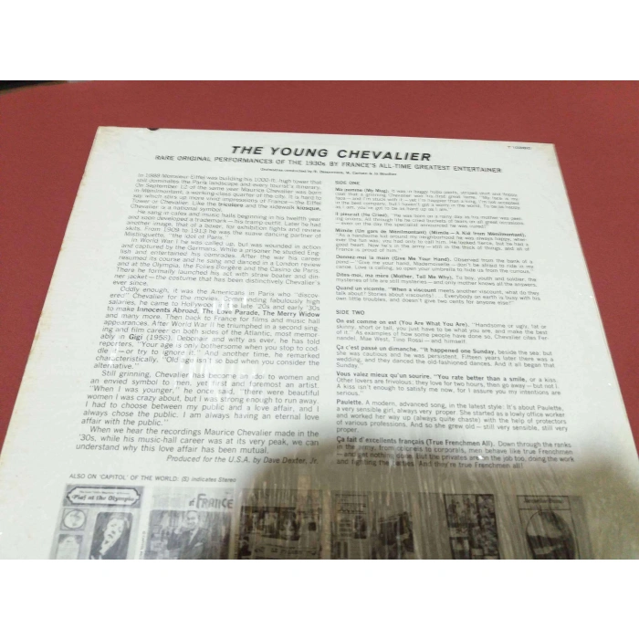 MAURICE CHEVALIER YOUNG