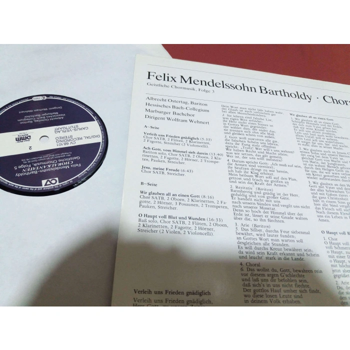 MENDELSSOHN CHORAL KANTATEN