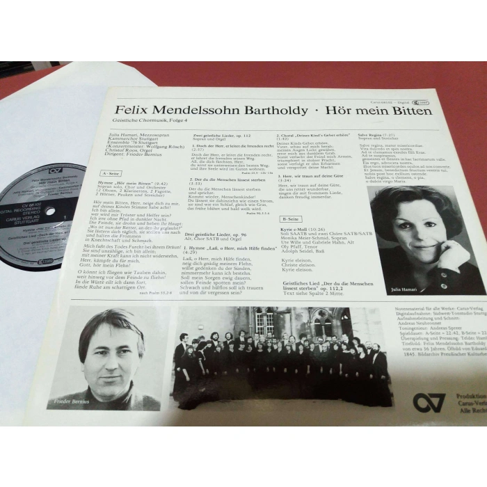 MENDELSSOHN HOR MEIN BITTEN