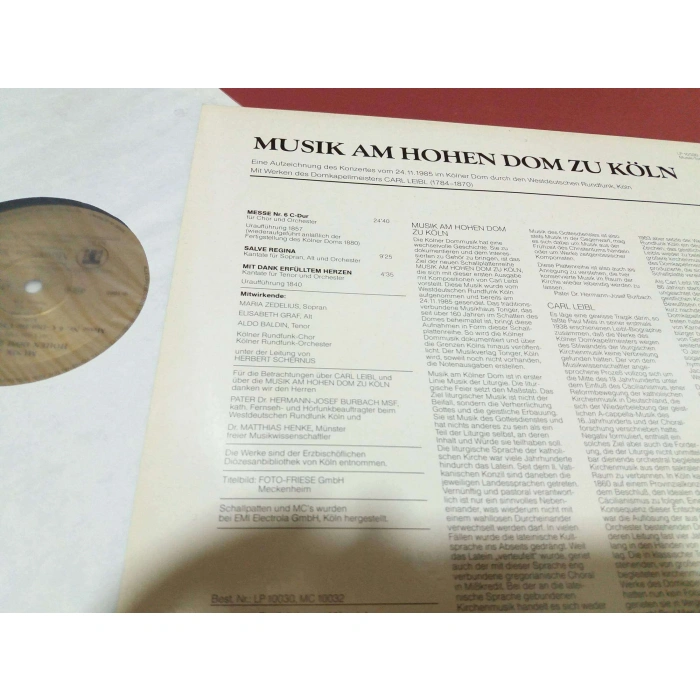 MESSE IN C-MOLL KANTATEN KÖLN