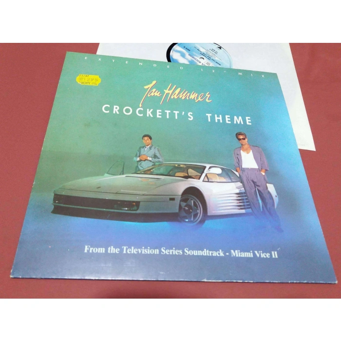 MIAMI VICE CROCKETTS THEME JAN HAMMER MAXI LP