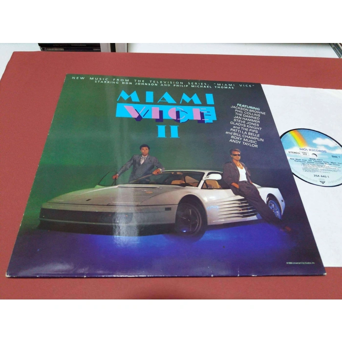 MIAMI VICE II SOUNDTRACK FILM MUSIC LP