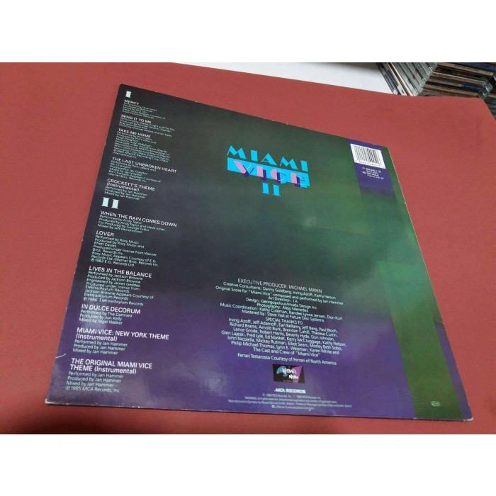 MIAMI VICE II SOUNDTRACK FILM MUSIC LP