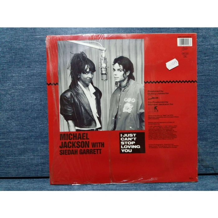 MICHAEL JACKSON I JUST CANT STOP LOVING YOU MAXI LP