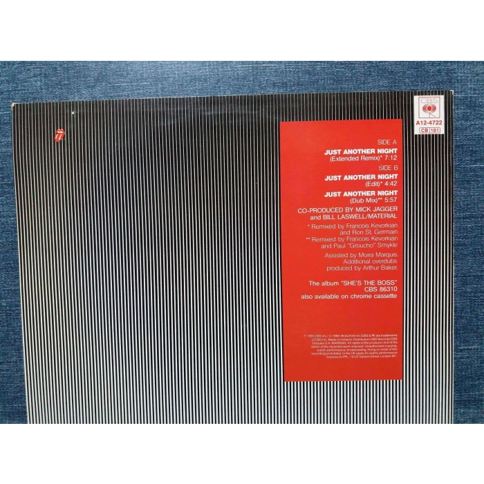 MICK JAGGER JUST ANOTHER NIGHT MAXI LP