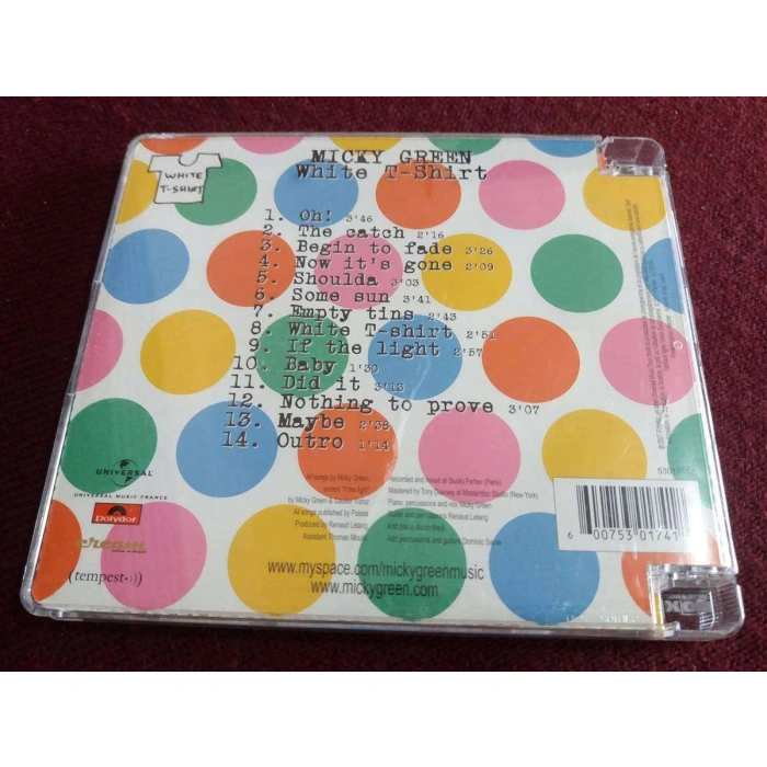 MICKY GREEN WHITE T-SHIRT