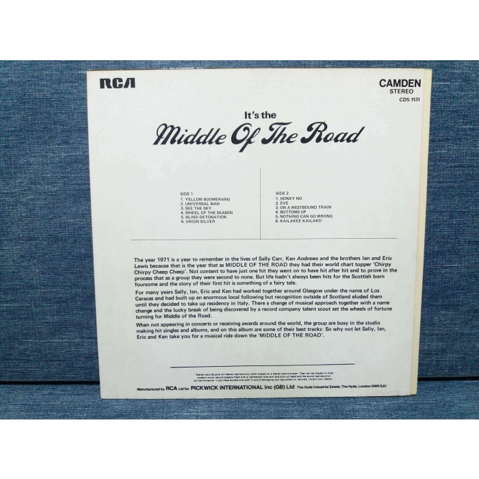 MIDDLE OF THE ROAD IS THE