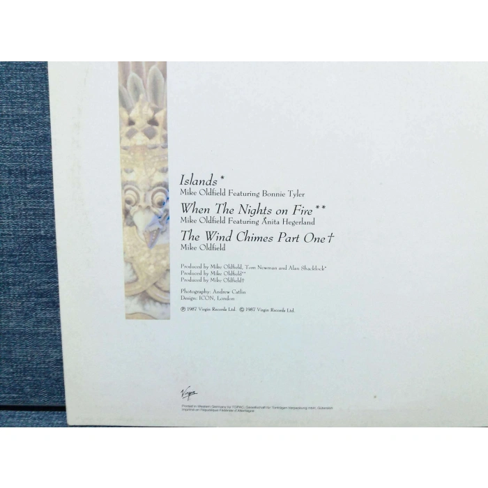 MIKE OLDFIELD BONNIE TYLER ISLANDS MAXI LP