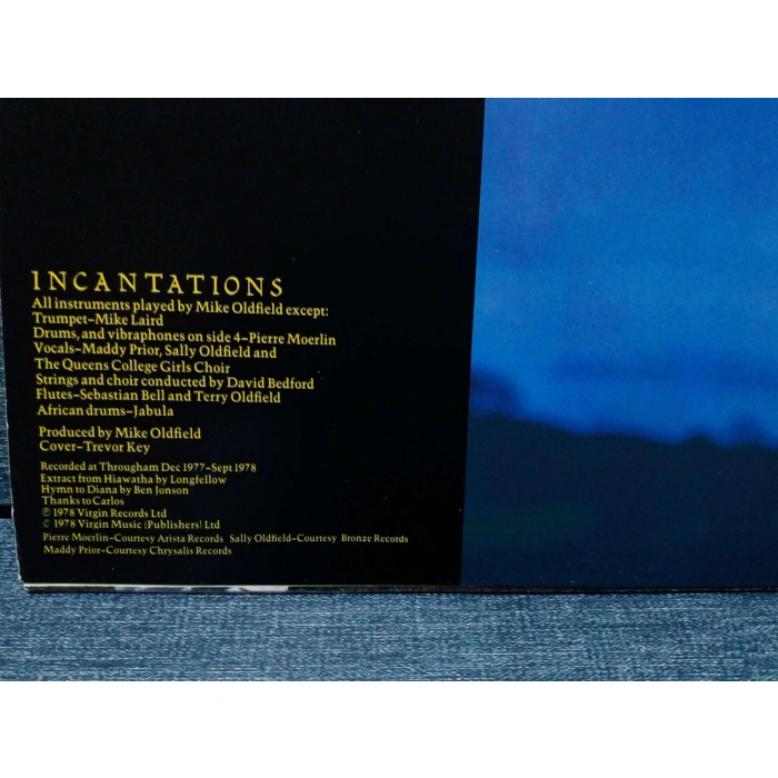 MIKE OLDFIELD INCANTATIONS   2 LP