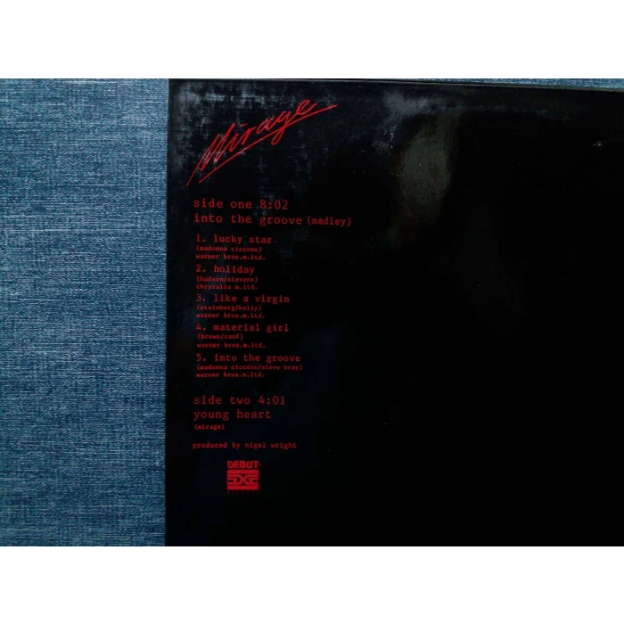 MIRAGE INTO THE GROOVE MAXI LP