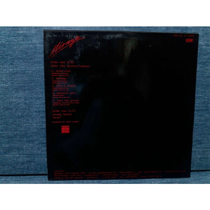 MIRAGE INTO THE GROOVE MAXI LP