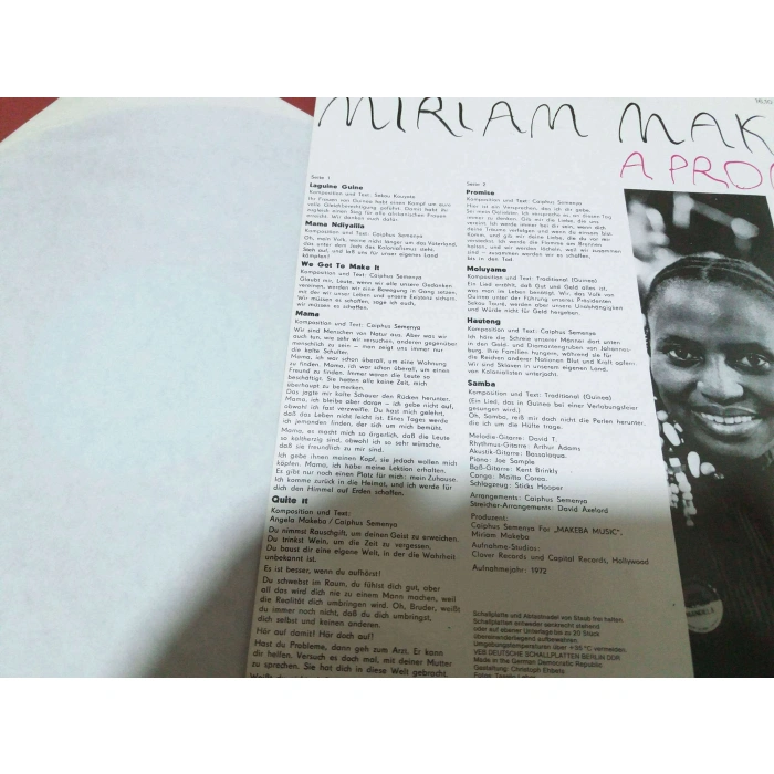 MIRIAM MAKEBA A PROMISE