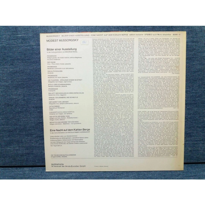 MODEST MUSSORGSKY BILDER EINER