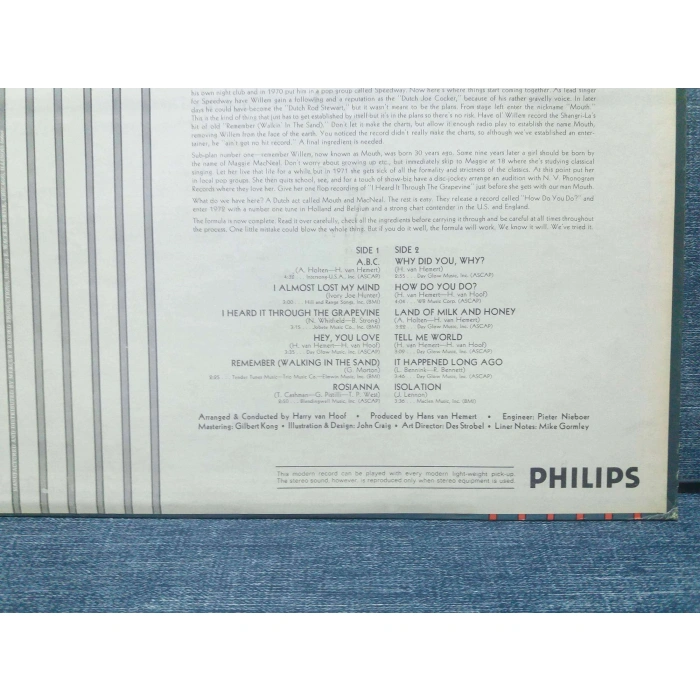 MOUTH MACNEAL HOW DO YOU DO