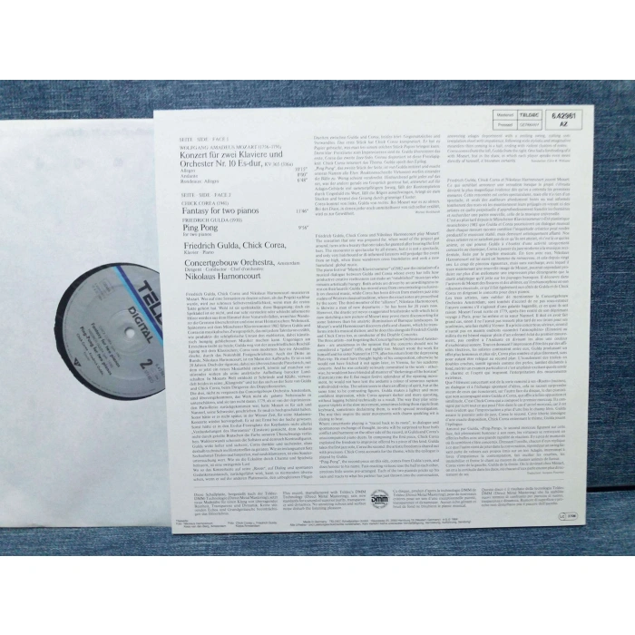 MOZART DOUBLE CONCERTO COREA GULDA