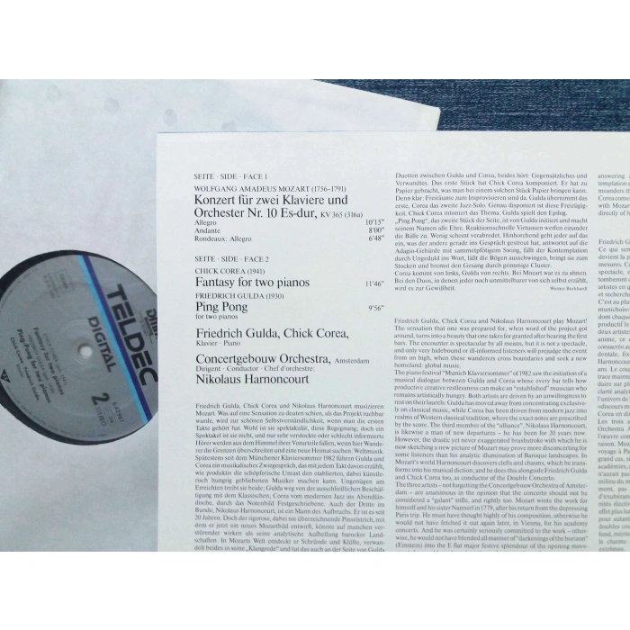 MOZART DOUBLE CONCERTO COREA GULDA