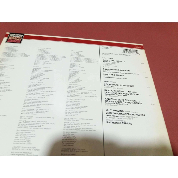 MOZART EXSULSATE JUBILATE SOPRANO ELLY AMELING